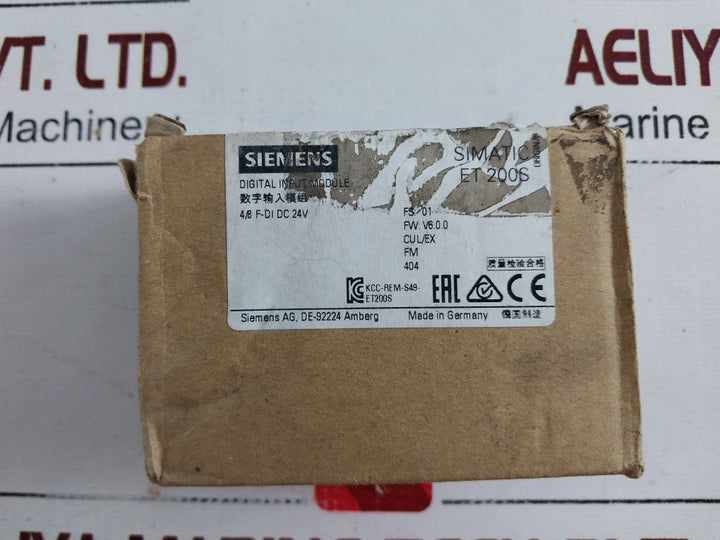 Siemens 6Es7138-4Fa05-0Ab0 Simatic Et 200S Digital Input Module