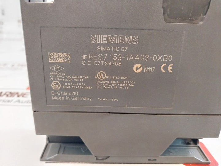 Siemens 6Es7 153-1Aa03-0Xb0 Interface Module