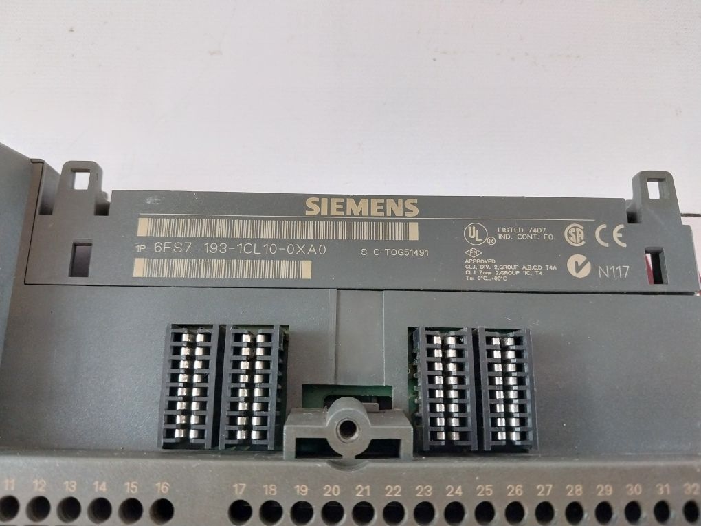 Siemens 6Es7 193-1Cl10-0Xa0 Terminal Block