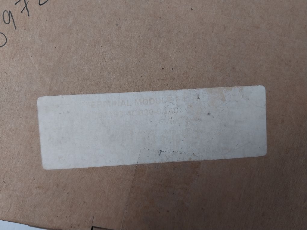 Siemens 1P 6Es7 193-4Cb30-0Aa0 Terminal Module