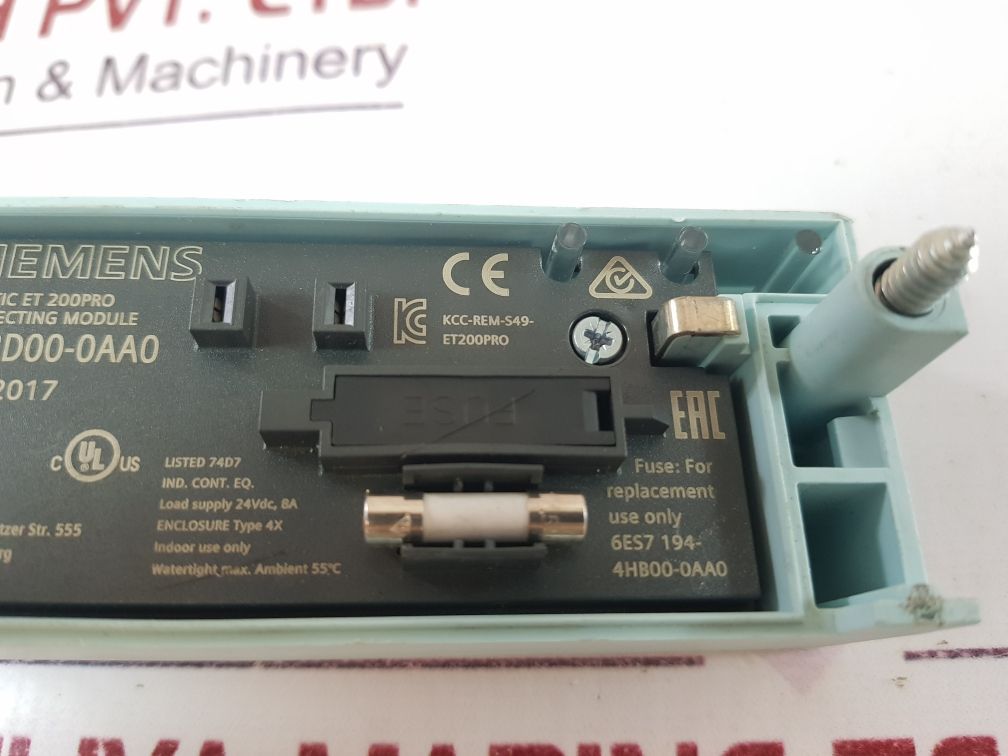 Siemens 6Es7 194-4Bd00-0Aa0 Connecting Module