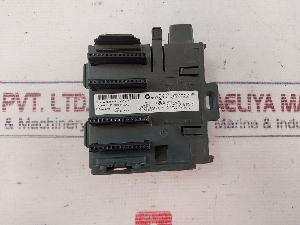Siemens 6Es7 195-7Hb00-0Xa0 Bus Module Bm 2X40