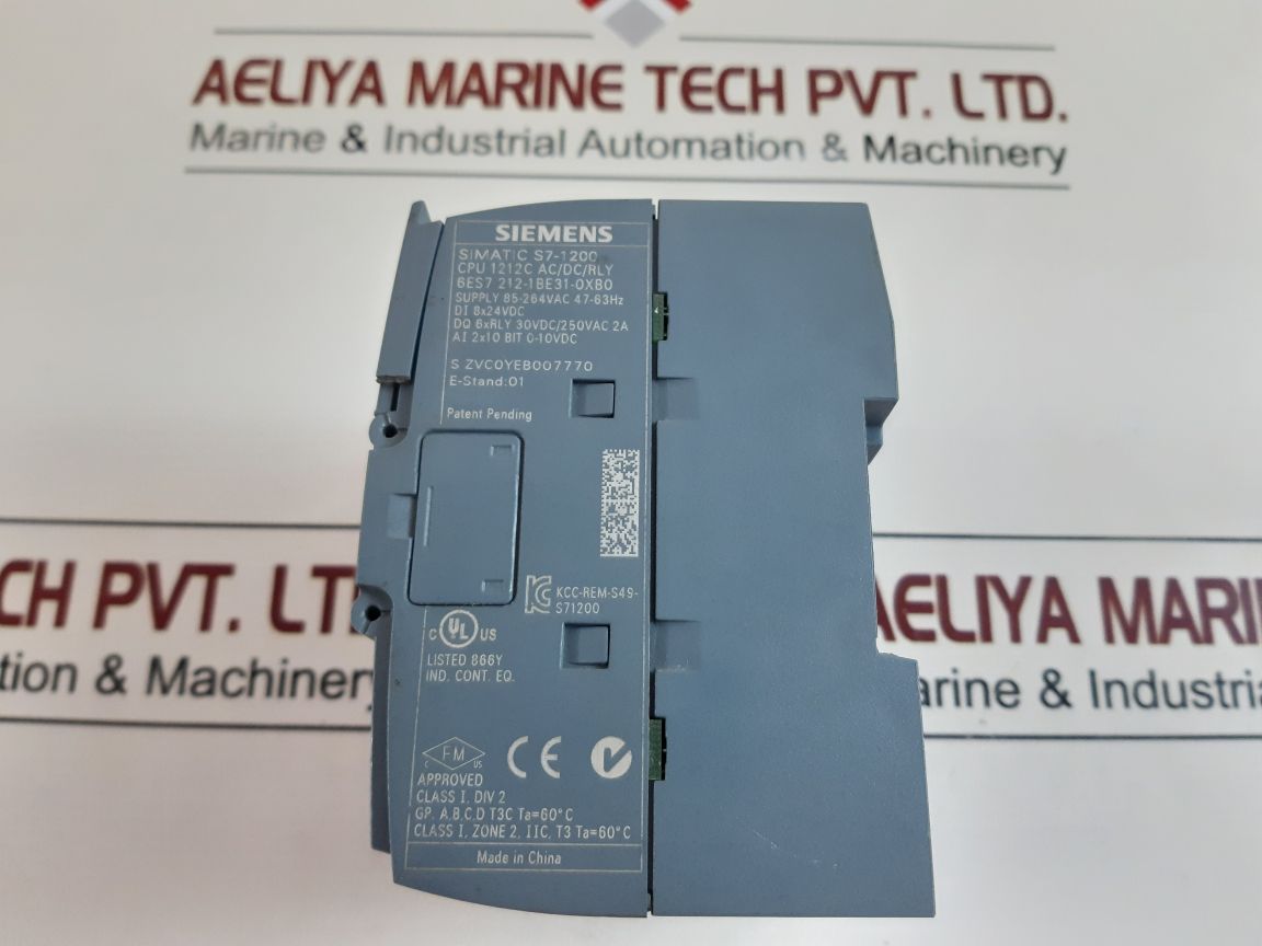 Siemens Simatic S7-1200 6Es7 212-1Be31-0Xb0 Cpu Module