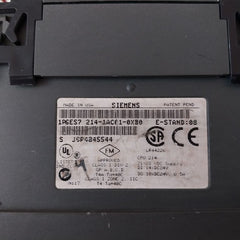 Siemens 6Es7 214-1Ac01-0Xb0 Control Module E-stand: 08