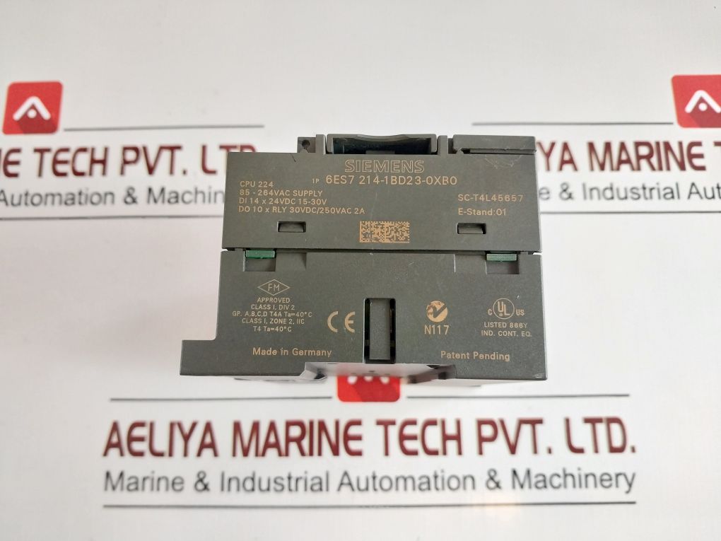 Siemens Simatic S7-200 6Es7 214-1Bd23-0Xb0 Plc Module E-stand: 01