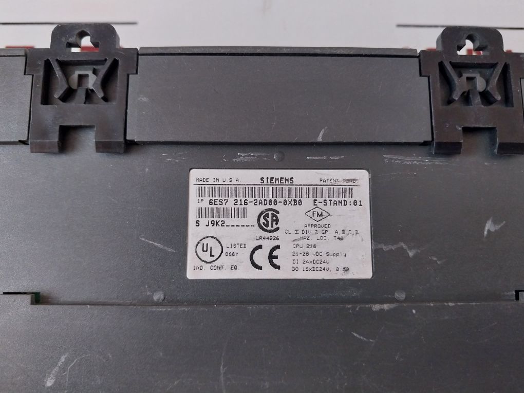 Siemens 6Es7 216-2Ad00-0Xb0 Plc Processor E-stand: 01