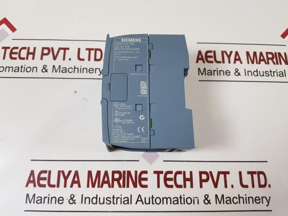 Siemens 6Es7 231-5Pd32-0Xb0 Simatic S7-1200 Analog Input Module
