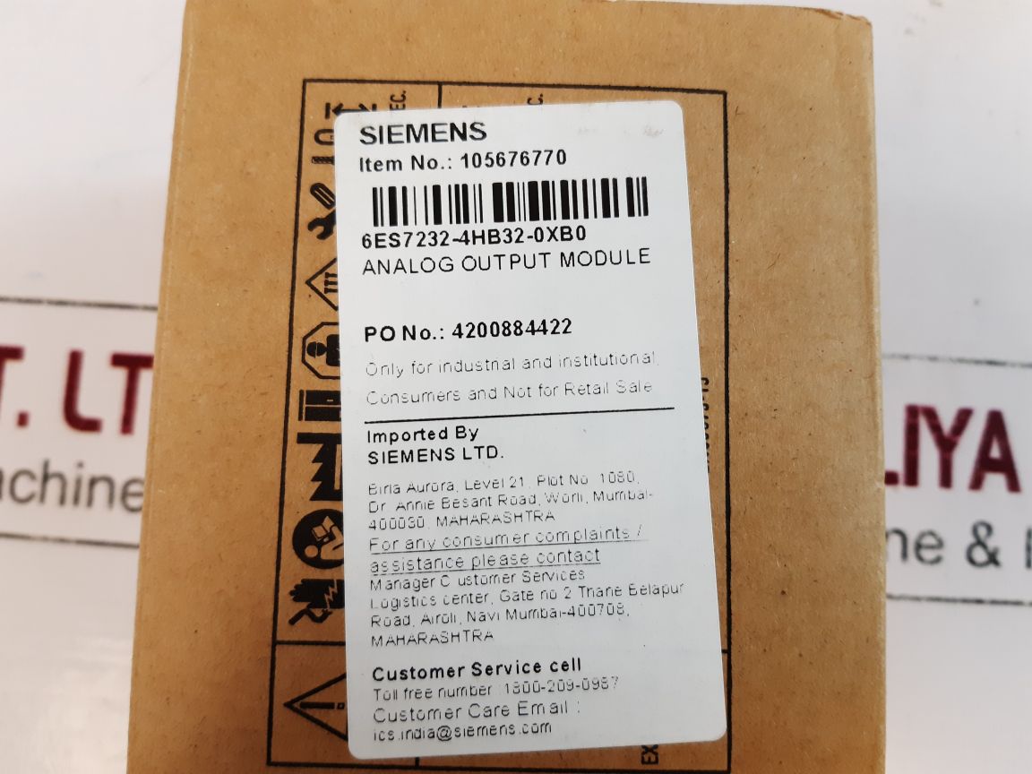 Siemens 6Es7 232-4Hb32-0Xb0 Analog Output Module
