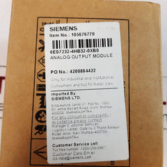 Siemens 6Es7 232-4Hb32-0Xb0 Analog Output Module
