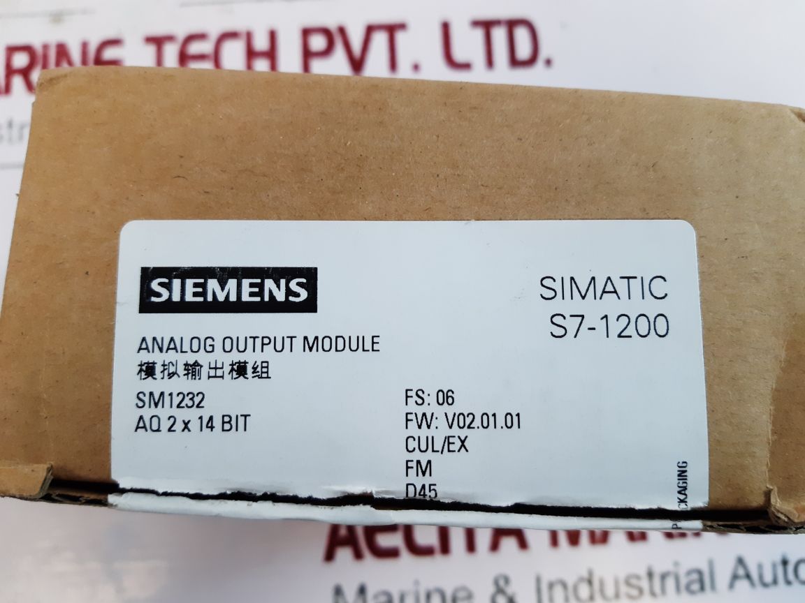 Siemens 6Es7 232-4Hb32-0Xb0 Analog Output Module
