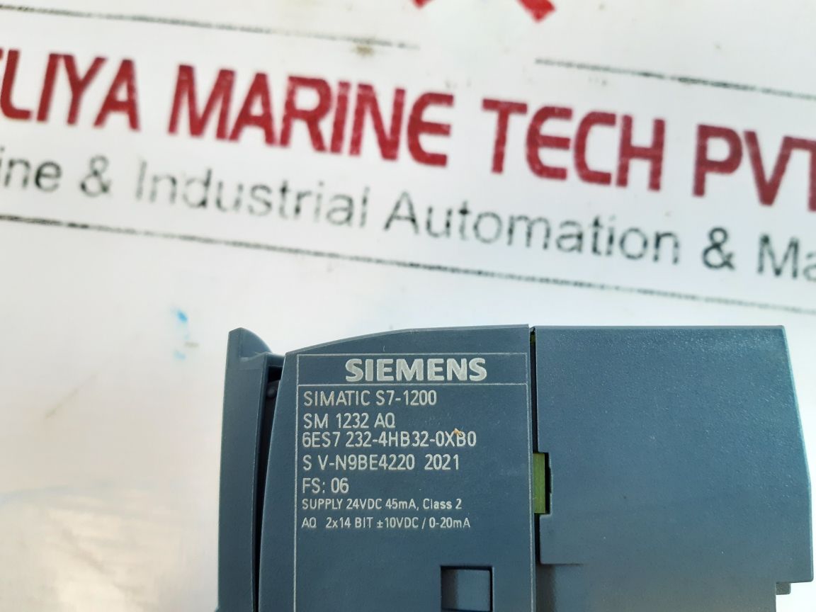 Siemens 6Es7 232-4Hb32-0Xb0 Analog Output Module
