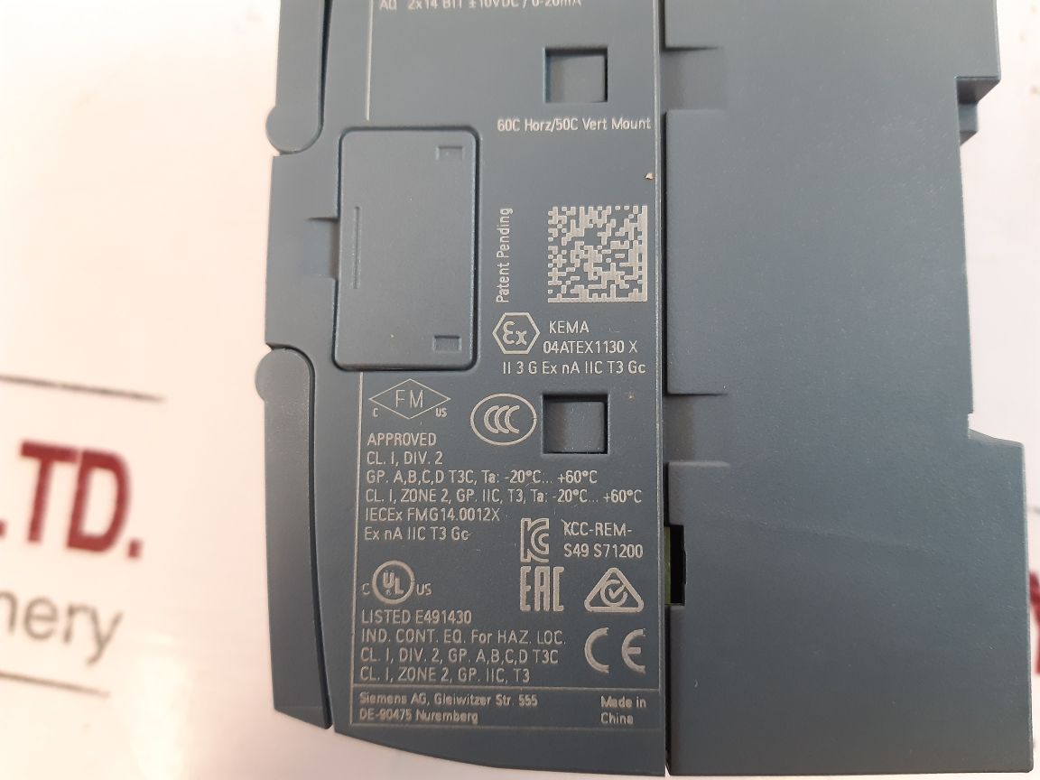 Siemens 6Es7 232-4Hb32-0Xb0 Analog Output Module
