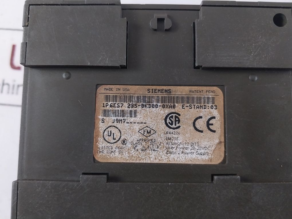 Siemens 6Es7 235-0Kd00-0Xa0 Analog I/O Module E-stand: 03