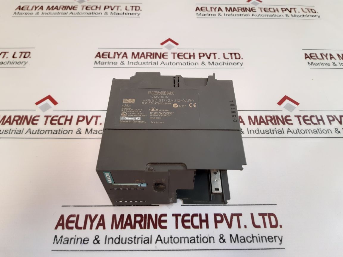 Siemens 6Es7 317-2Aj10-0Ab0 Cpu Module Cpu317-2Dp E-stand: 02
