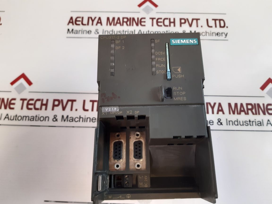 Siemens 6Es7 317-2Aj10-0Ab0 Cpu Module Cpu317-2Dp E-stand: 02