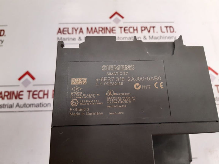 Siemens 6Es7 318-2Aj00-0Ab0 Cpu Module