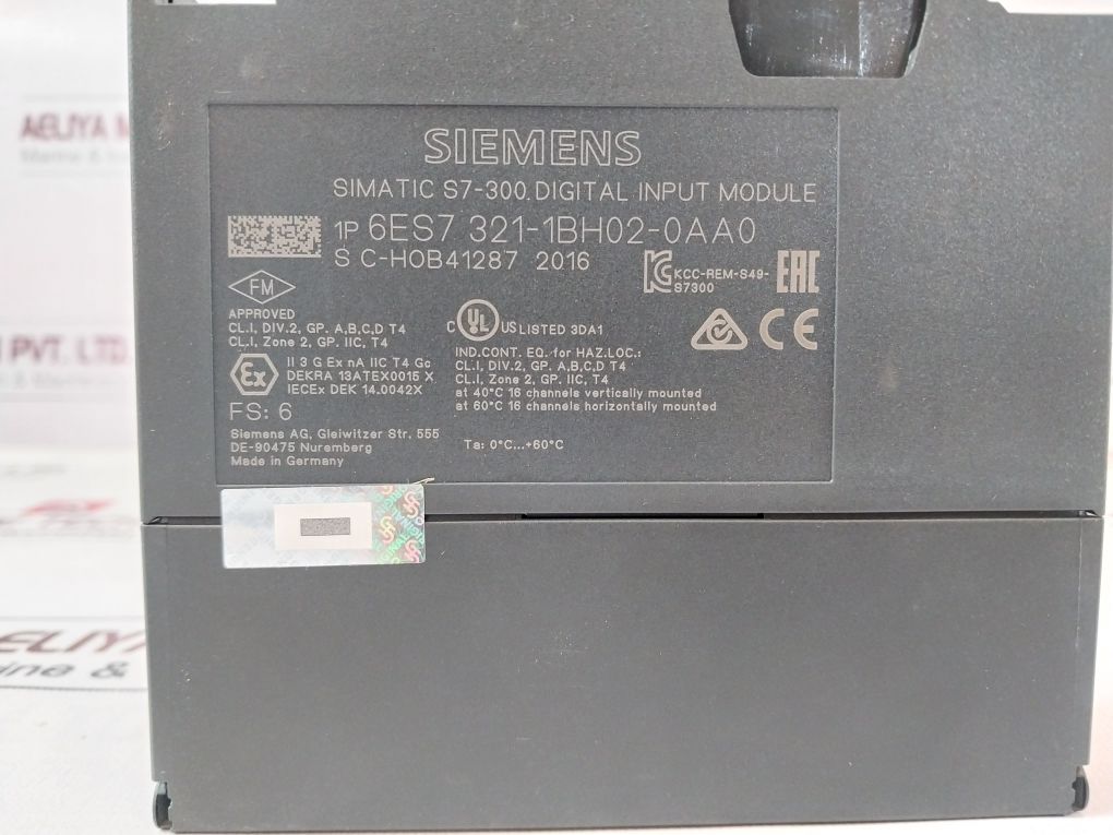 Siemens 6Es7 321-1Bh02-0Aa0