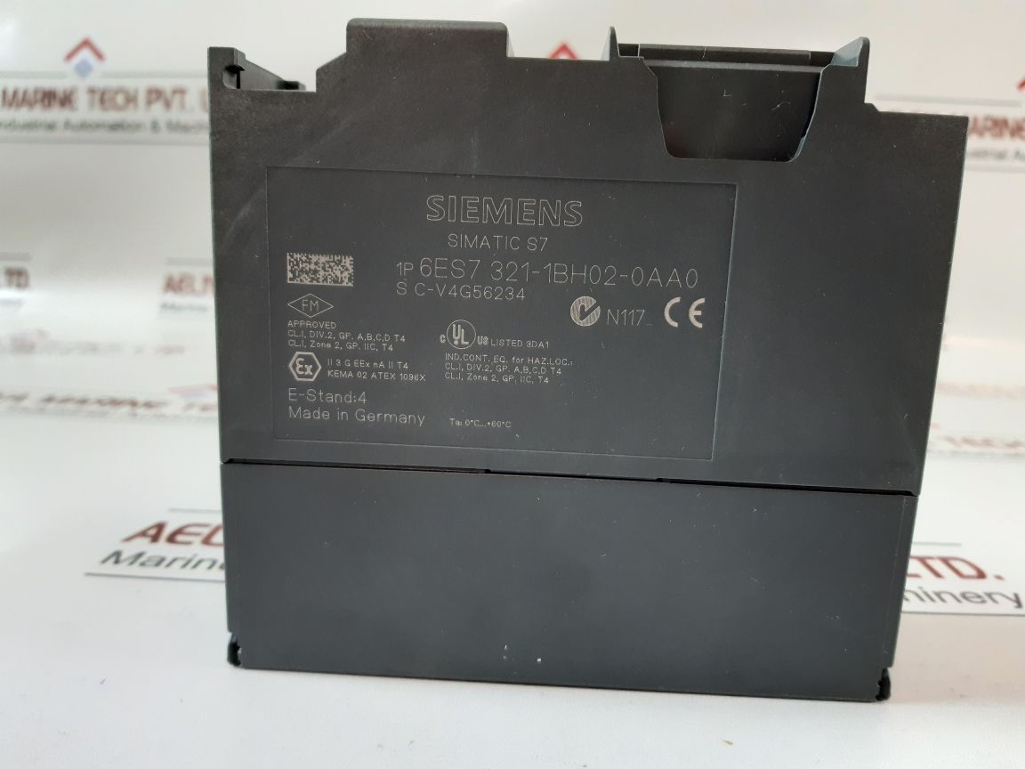 Siemens Simatic S7 Sm321 6Es7 321-1Bh02-0Aa0 Digital Input Module 24Vdc