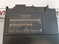 Siemens 6Es7 321-1Bh50-0Aa0 Simatic S7 Input Module E-stand: 02