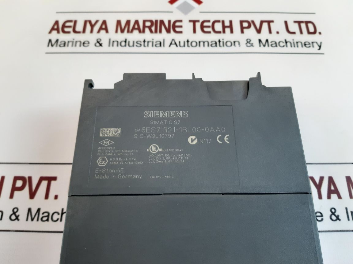 Siemens Simatic S7 6Es7 321-1Bl00-0Aa0 Digital Input Module E-stand: 5