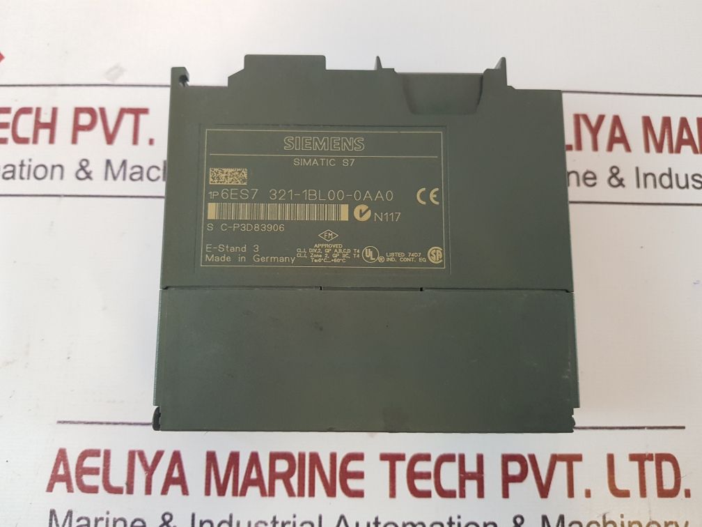 Siemens 6Es7 321-1Bl00-0Aa0 Simatic S7 Digital Input Module E-stand 3