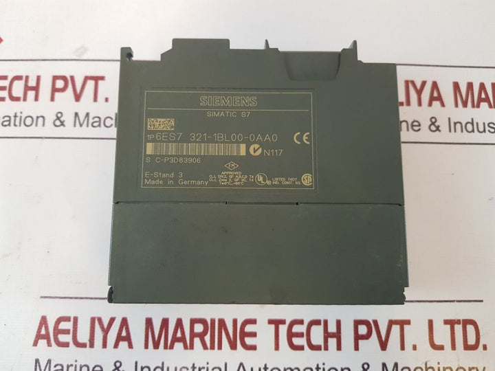 Siemens 6Es7 321-1Bl00-0Aa0 Simatic S7 Digital Input Module E-stand 3