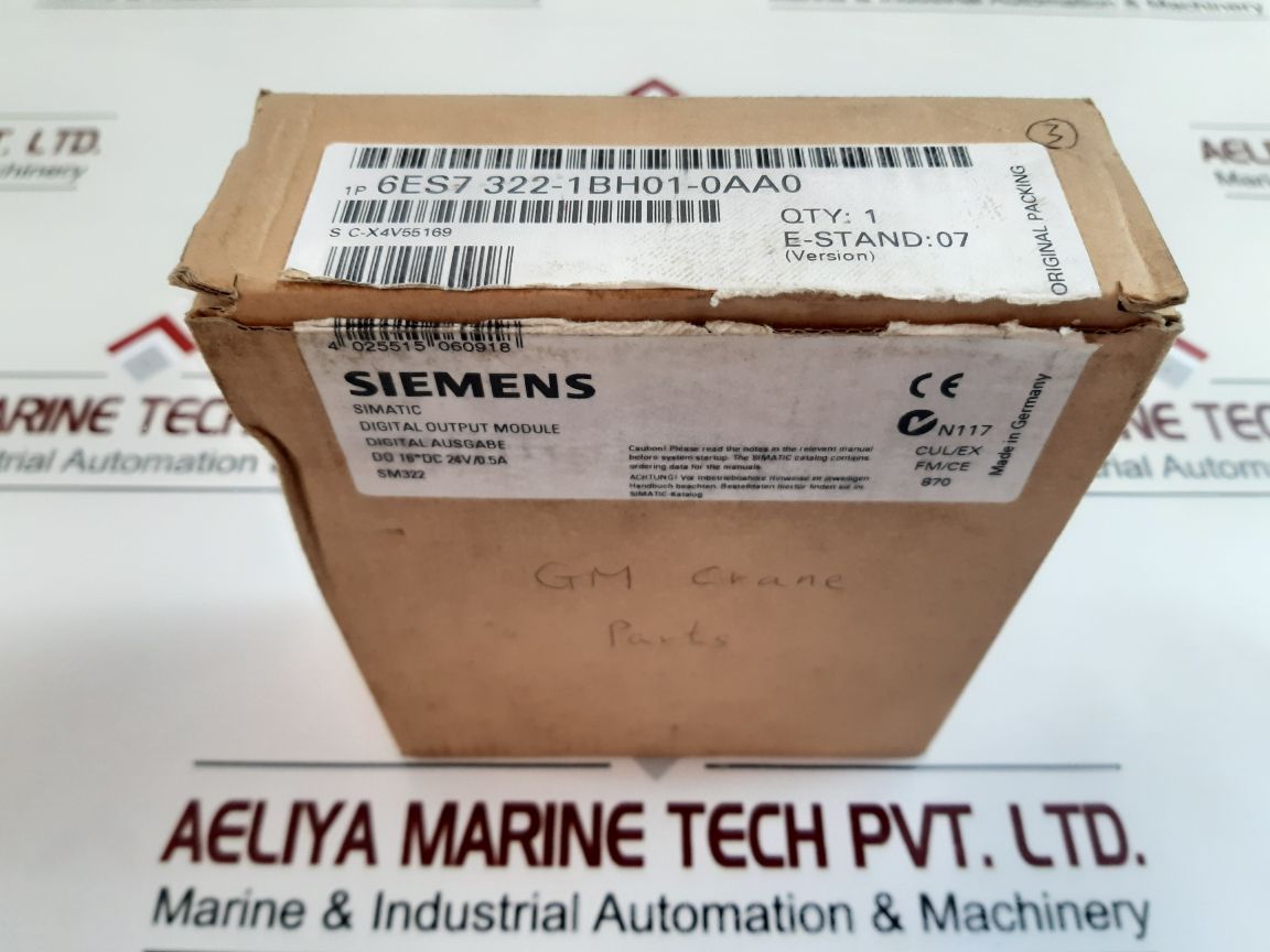 Siemens Simatic S7 6Es7 322-1Bh01-0Aa0 Output Module E-stand:7