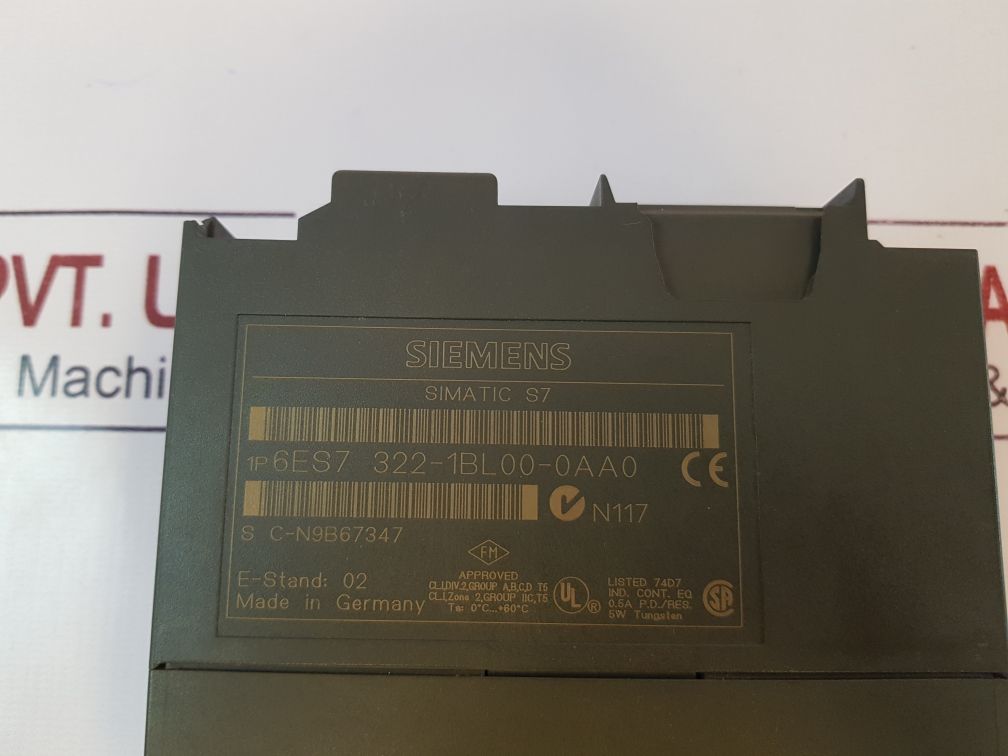 Siemens 6Es7 322-1Bl00-0Aa0 Simatic S7 Digital Output Module E-stand 02