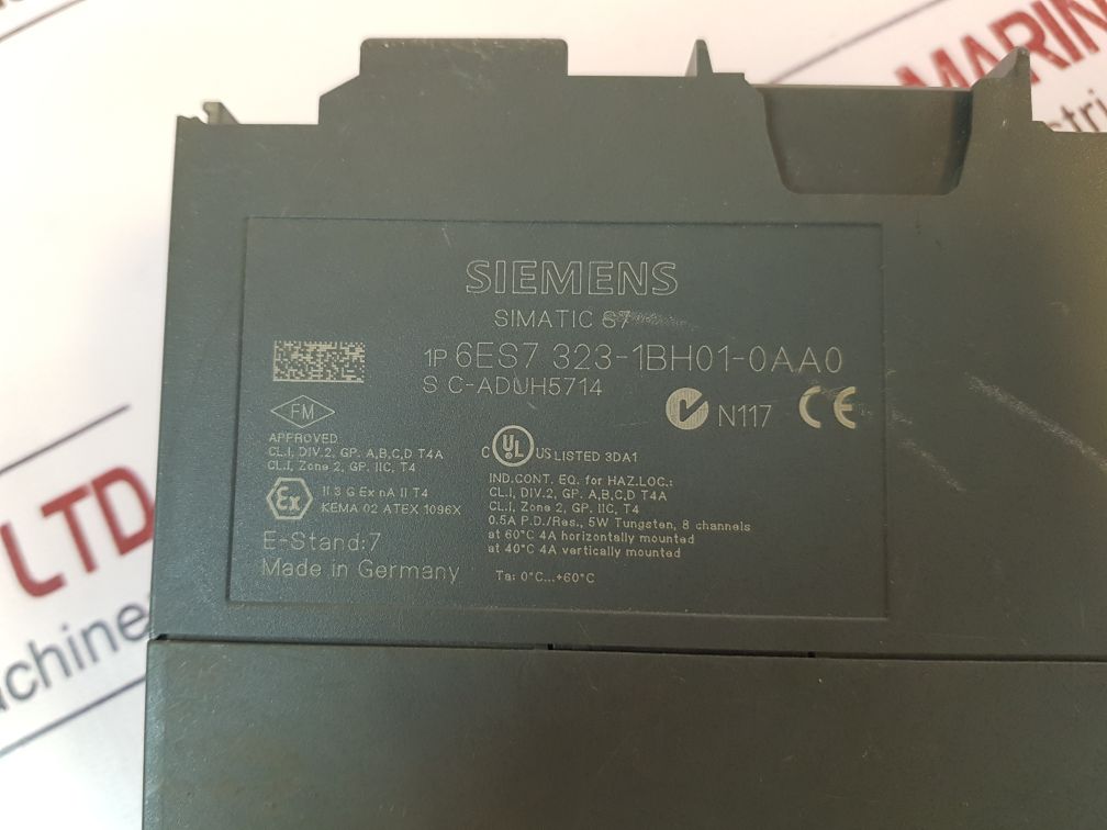 Siemens 6Es7 323-1Bh01-0Aa0 Simatic S7 Digital IO Module E-stand 7