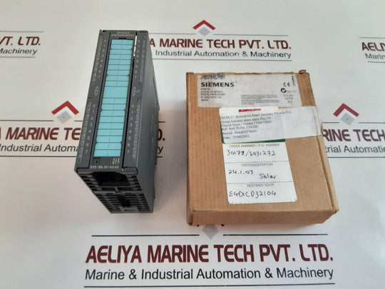 Siemens Simatic S7 6Es7 323-1Bl00-0Aa0 Digital I/O Module E-stand 4