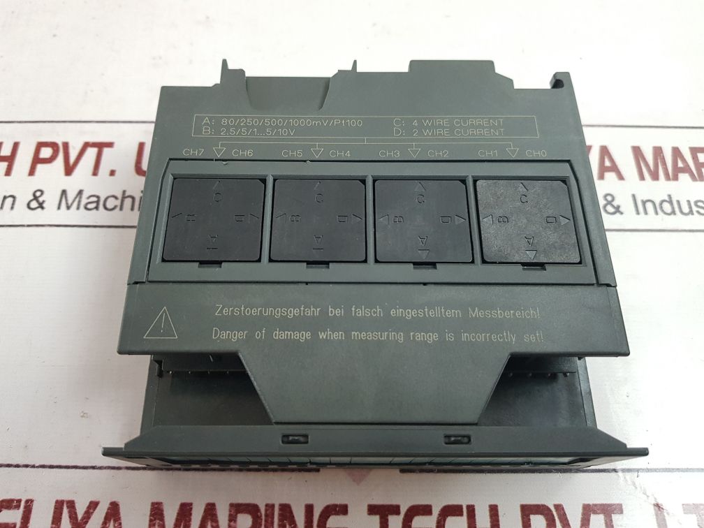Siemens 6Es7 331-7Kf02-0Ab0 Input Module Ai 8X12Bit