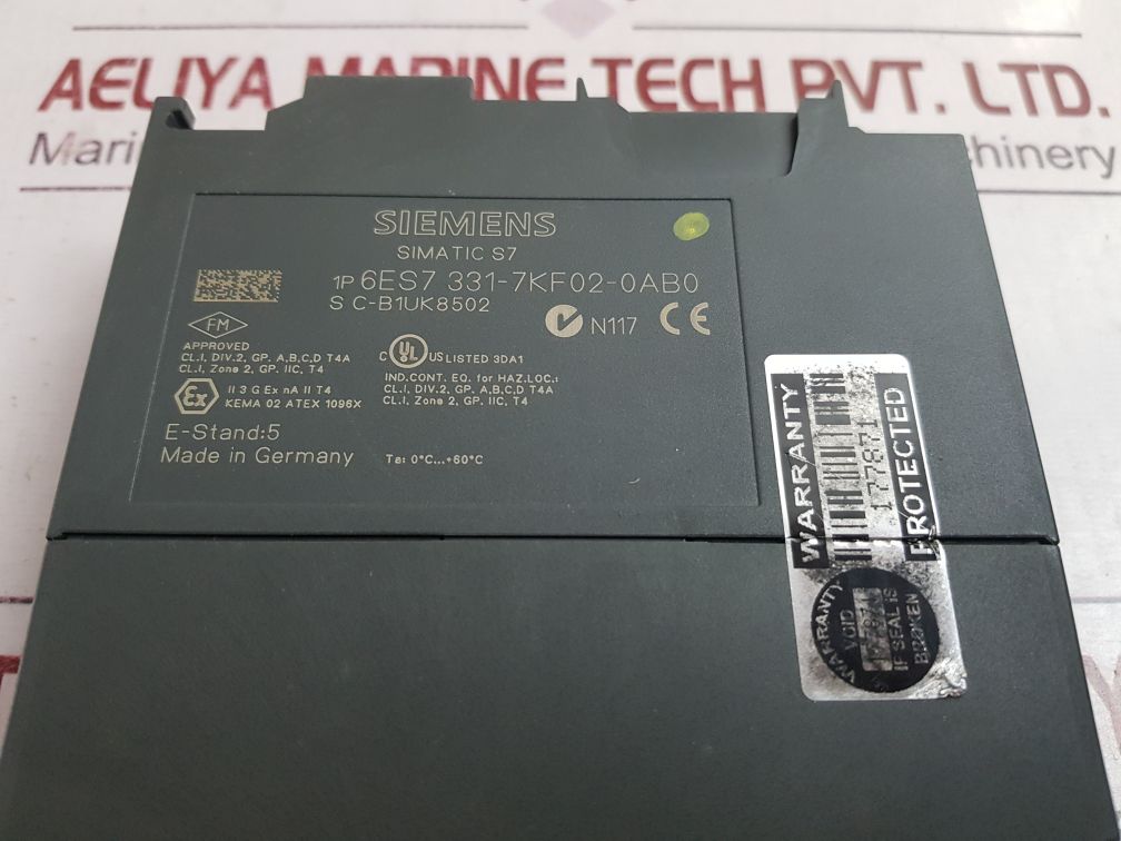 Siemens 6Es7 331-7Kf02-0Ab0 Input Module Ai 8X12Bit