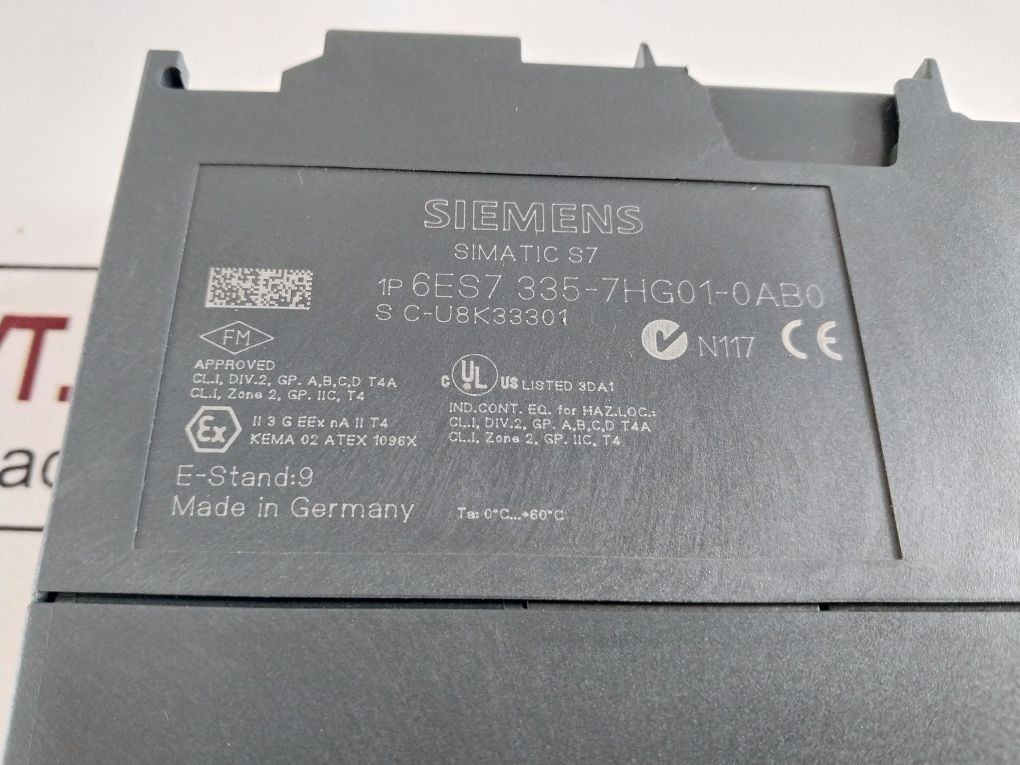 Siemens 6Es7 335-7Hg01-0Ab0 Analog I/O Module