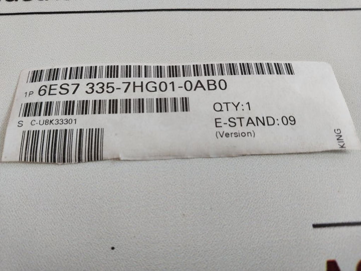 Siemens 6Es7 335-7Hg01-0Ab0 Analog I/O Module