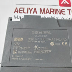 Siemens 6Es7 360-3Aa01-0Aa0 Interface Module E-stand: 6