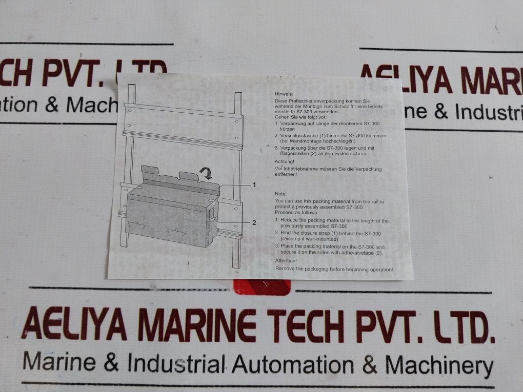 Siemens 6Es7 390-1Af30-0Aa0 Mounting Rail