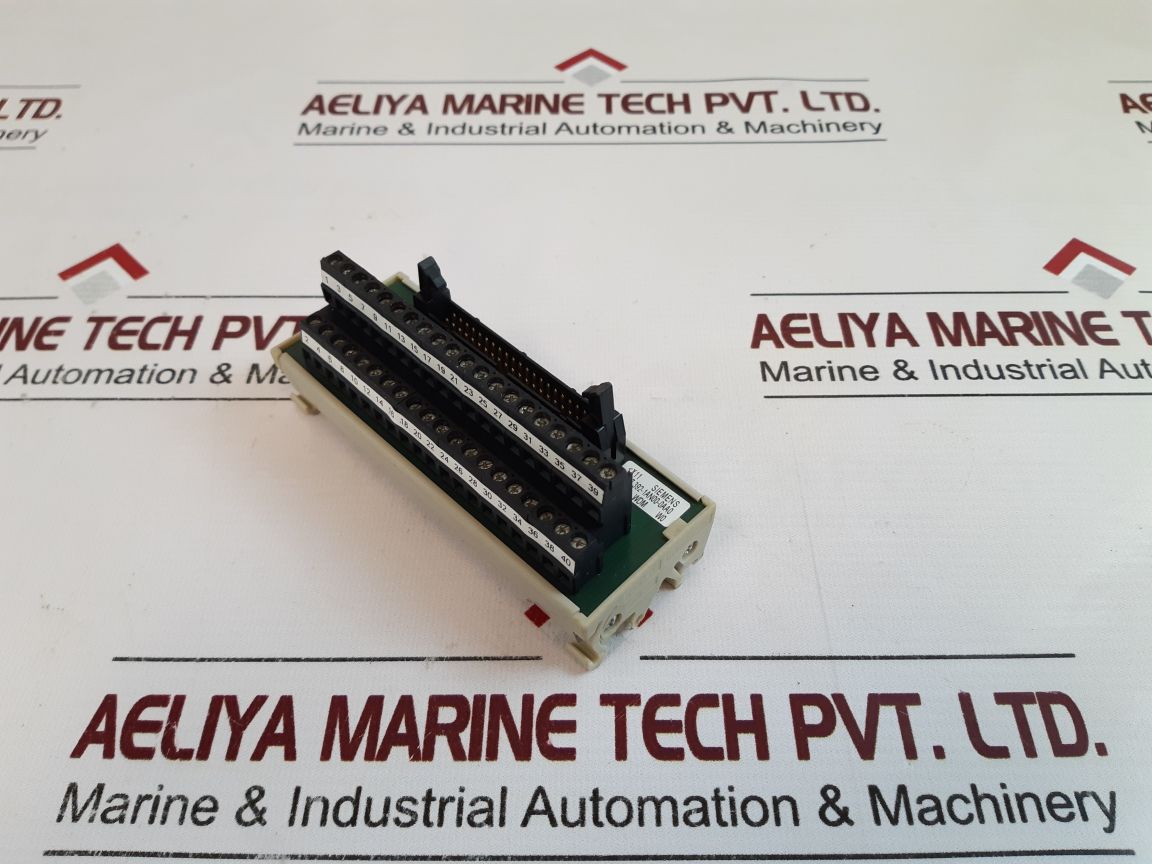 Siemens 6Es7 392-1An00-0Aa0 Terminal Block Free Shipping By Express