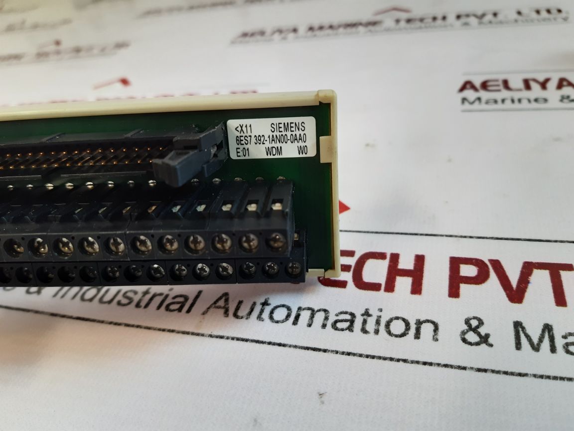 Siemens 6Es7 392-1An00-0Aa0 Terminal Block Free Shipping By Express