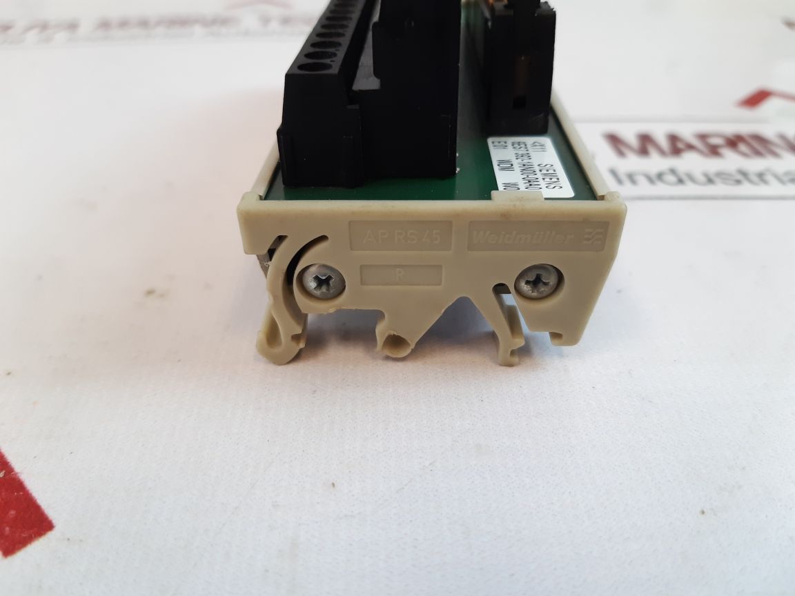 Siemens 6Es7 392-1An00-0Aa0 Terminal Block Free Shipping By Express