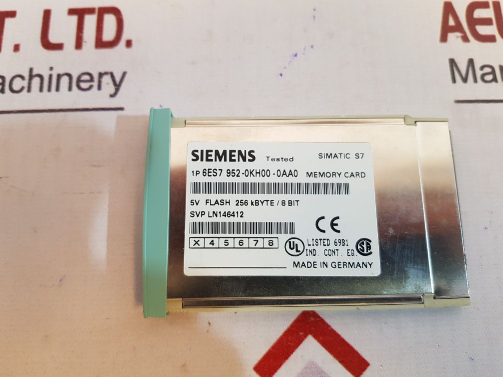 Siemens Simatic S7 6Es7 952-0Kh00-0Aa0 Memory Card