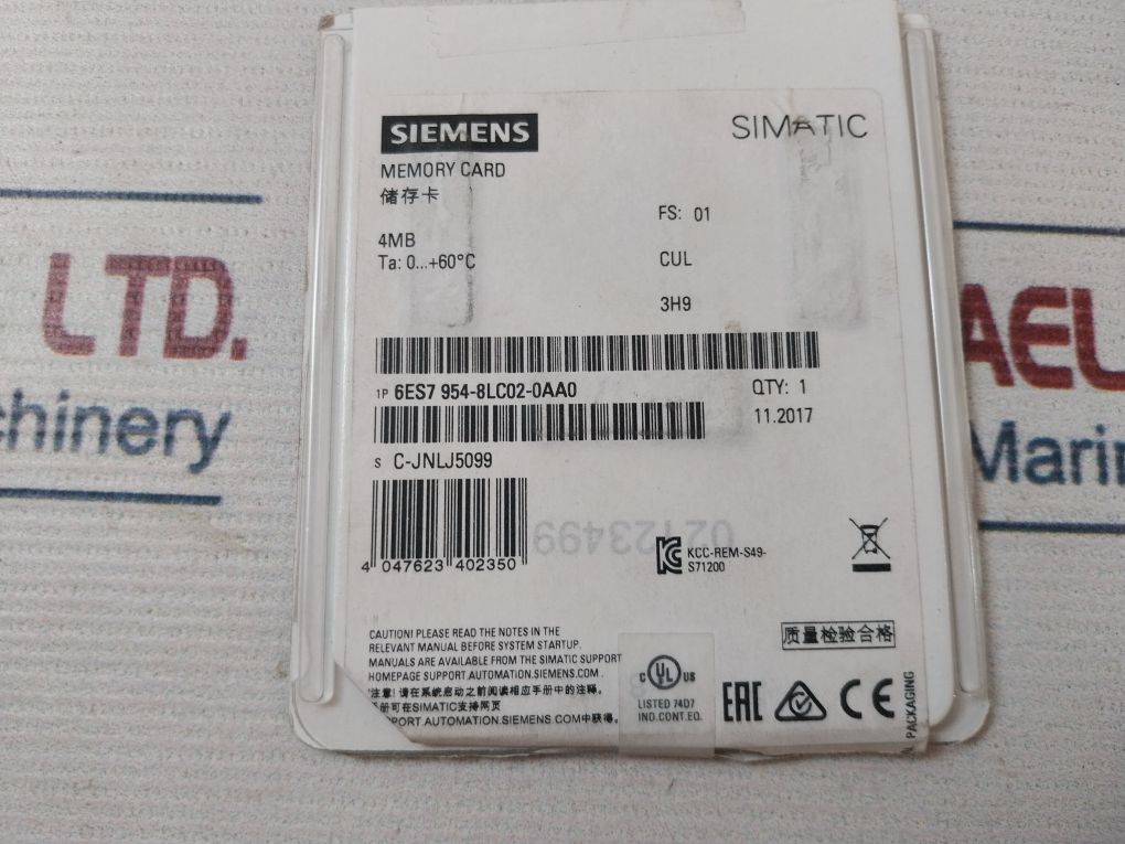Siemens 6Es7 954-8Lc02-0Aa0 Simatic Memory Card