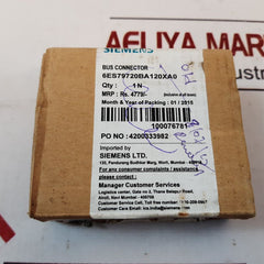 Siemens 6Es7 972-0Ba11-0Xa0 Profibus Connector