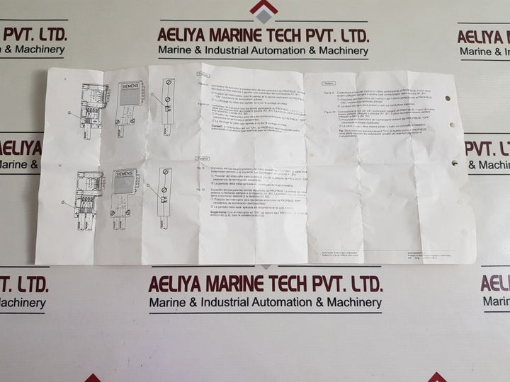 Siemens 6Es7 972-0Ba12-0Xa0 Profibus Connector E-stand: 03