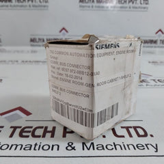 Siemens 6es7 972-0bb12-0xa0 profibus bus connector