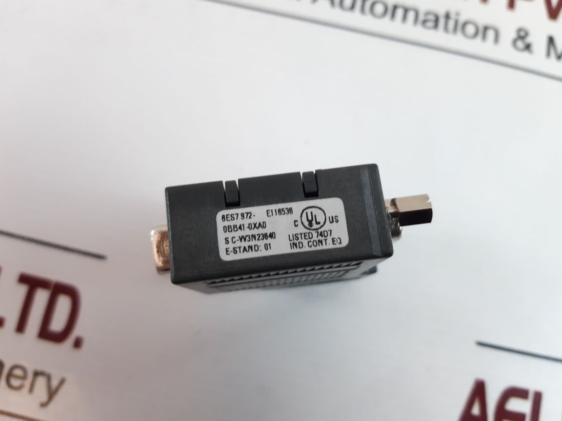 Siemens 6Es7 972-0Bb41-0Xa0 Profibus Dp Bus Connector
