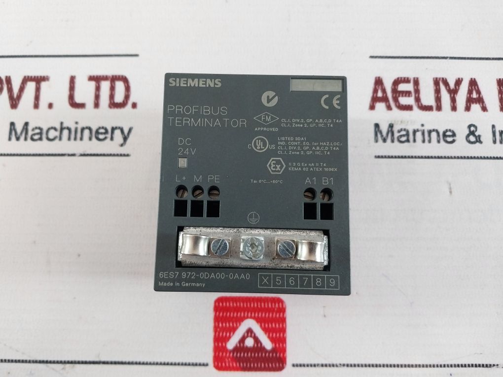 Siemens 6Es7 972-0Da00-0Aa0 Profibus Terminator 24V Dc
