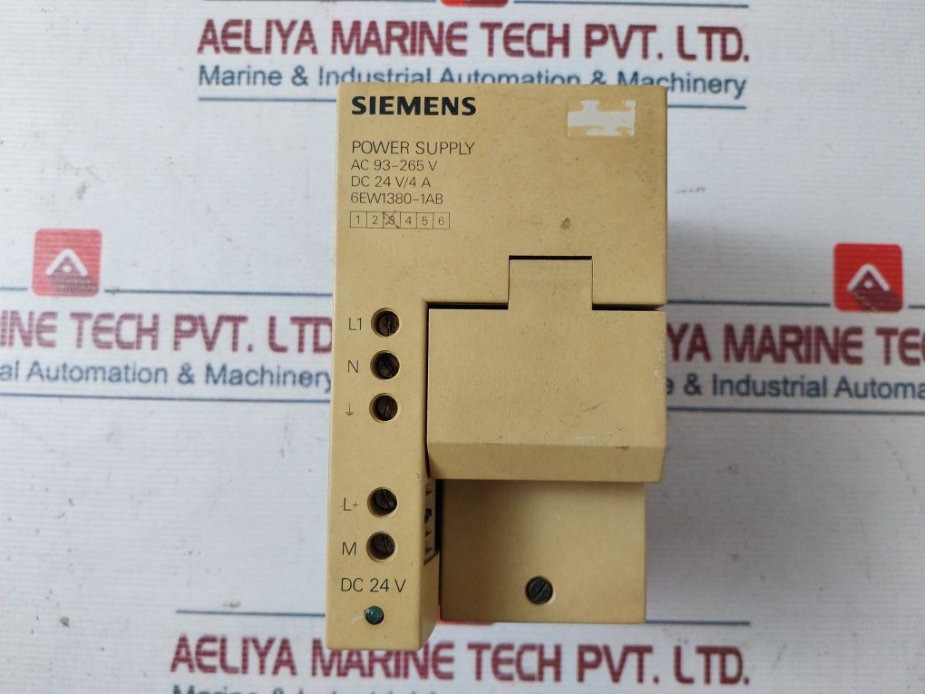 Siemens 6Ew1380-1Ab Power Supply Dc 24V/4A
