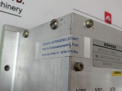 Siemens 6Fs3050-0Ag00 Control Unit