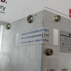 Siemens 6Fs3050-0Ag00 Control Unit