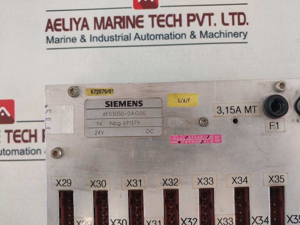 Siemens 6Fs3050-0Ag00 Control Unit (Not Working)